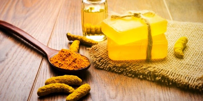 خرید و خواص صابون زردچوبه برای صورت و بدن 