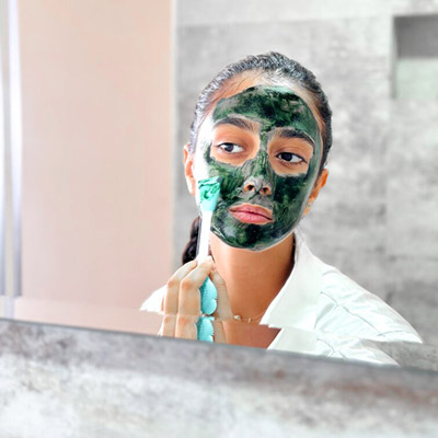 ماسک جلبک اسپیرولینا سزامول